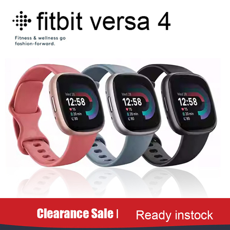 Smartwatch Touch - Fitbit Versa 4 montre intelligente GPS