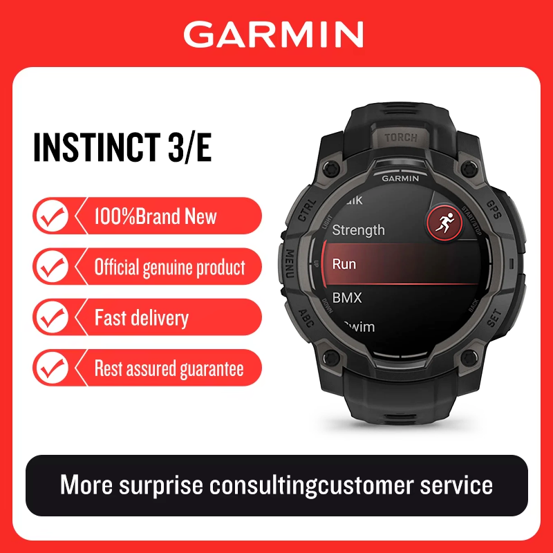 Smartwatch X18 - Montre de sport Garmin Instinct3/E à