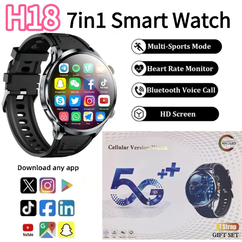 Smartwatch Store - Nouvelle montre connectée Android H18 4G