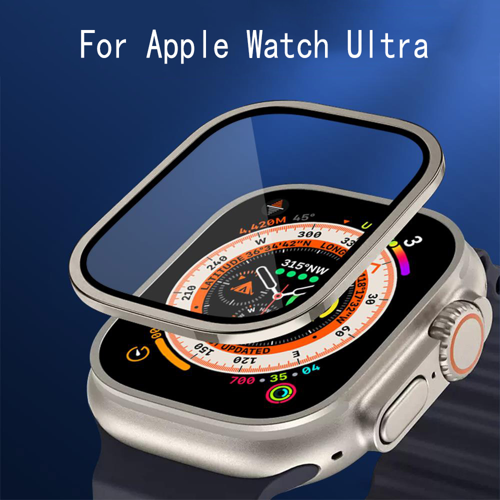 Watch Case Bumper - Pare-chocs en métal + verre trempé