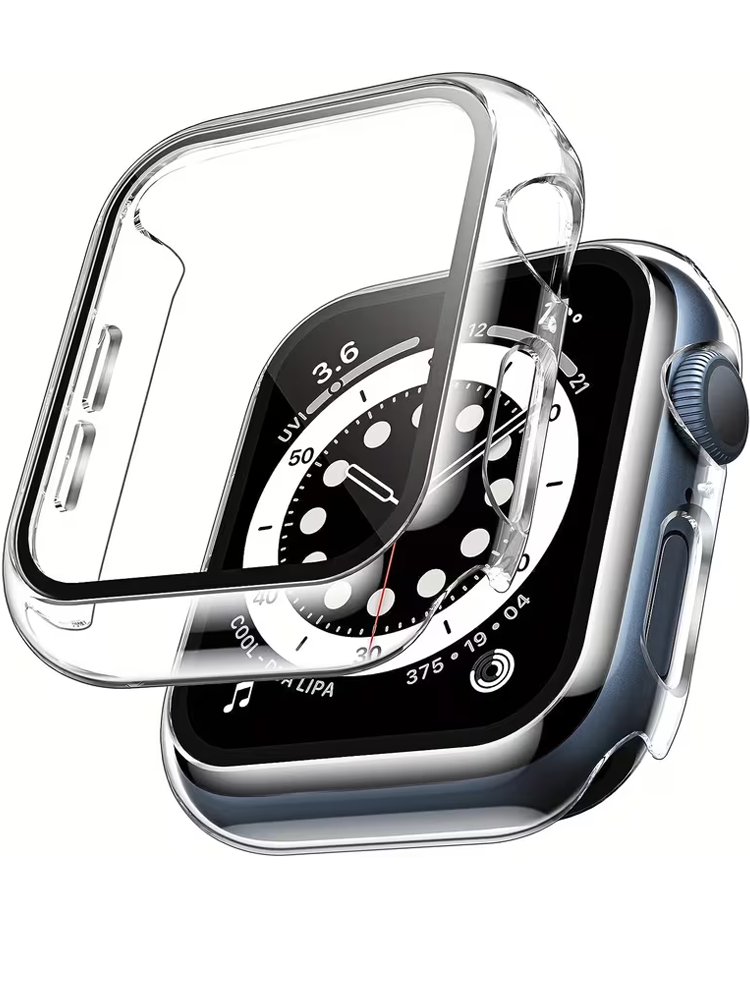 Watch Case Bumper - 2 pièces boîtier en verre trempé