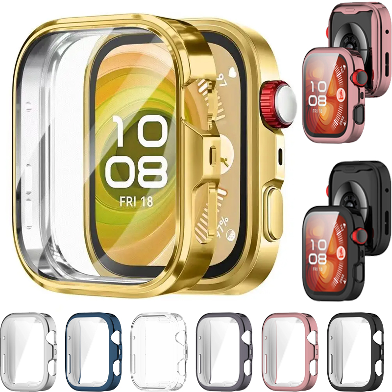 Huawei Smartwatch Accessories - Étui + verre pour Huawei Watch