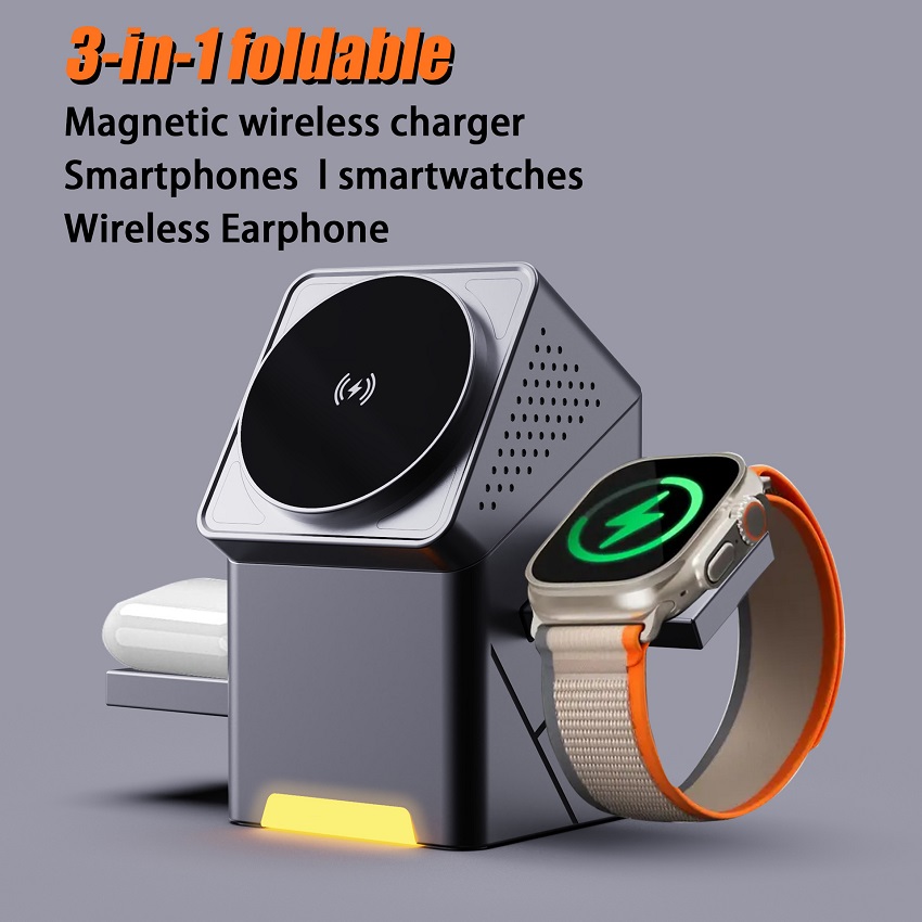Smartwatch Ac - Chargeur sans fil magnétique 3 en
