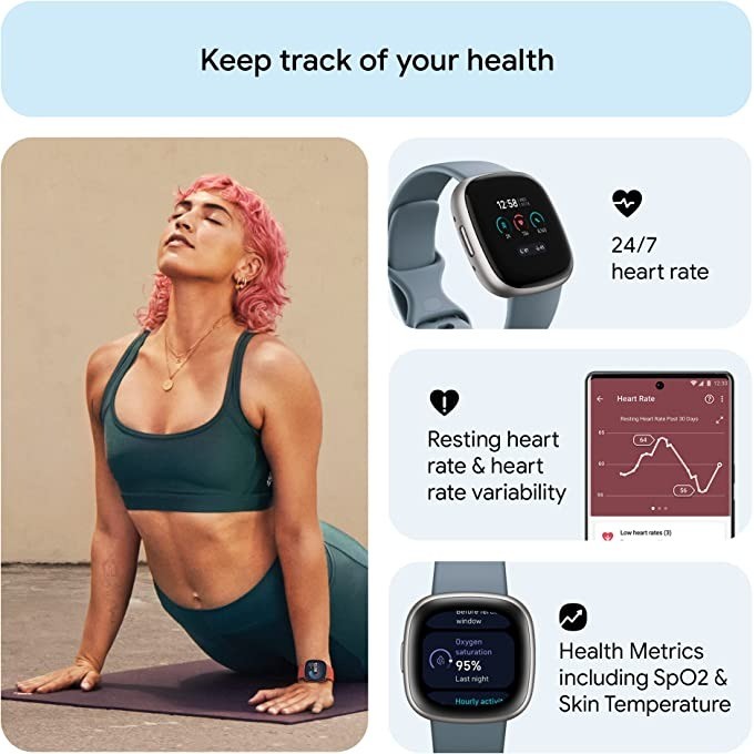 Fitbit Versa 4 montre intellig - Smartwatch Touch avis et prix