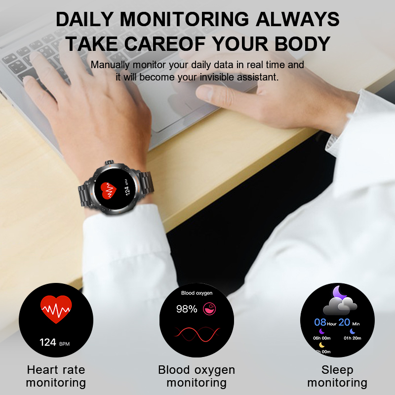Montre connectée LIGE pour hom - Smartwatch Headset avis et prix