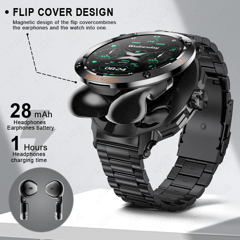 Montre connectée LIGE pour hom - Smartwatch Headset avis et prix