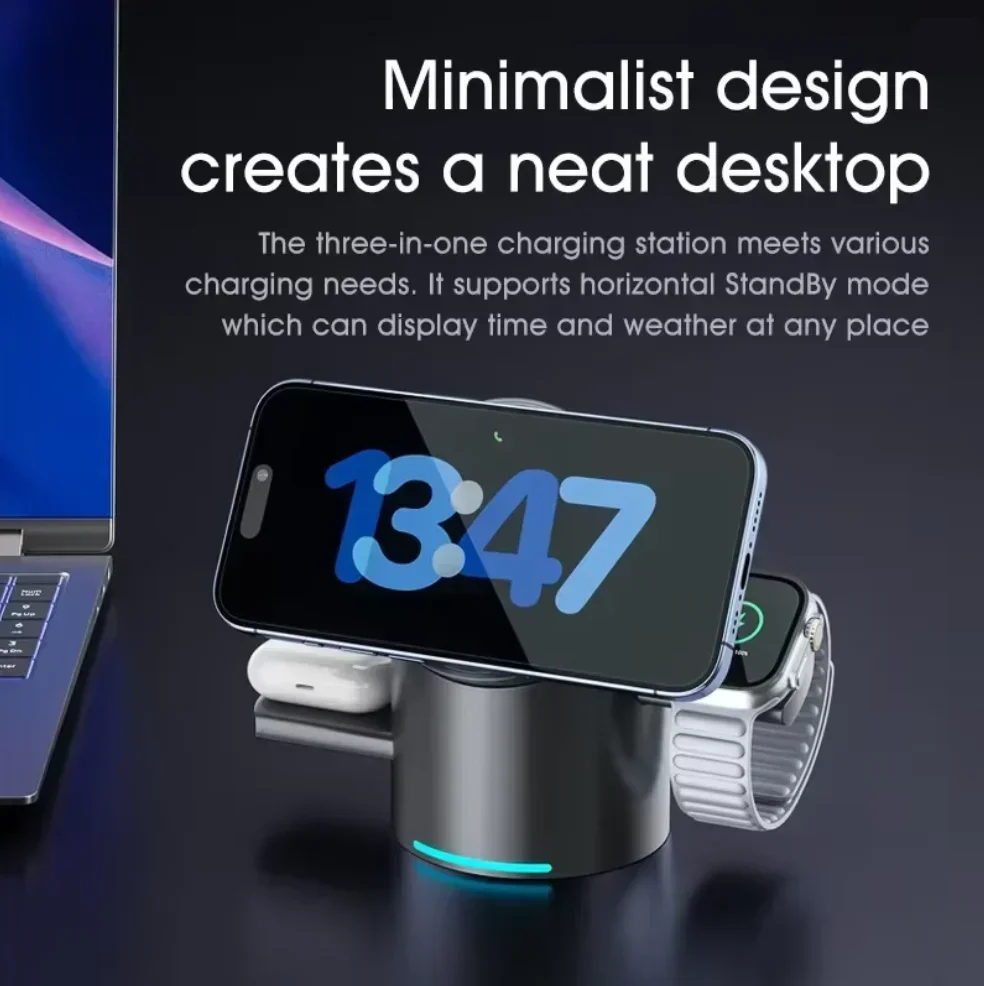 Chargeur sans fil magnétique 3 - Smartwatch Touch avis et prix