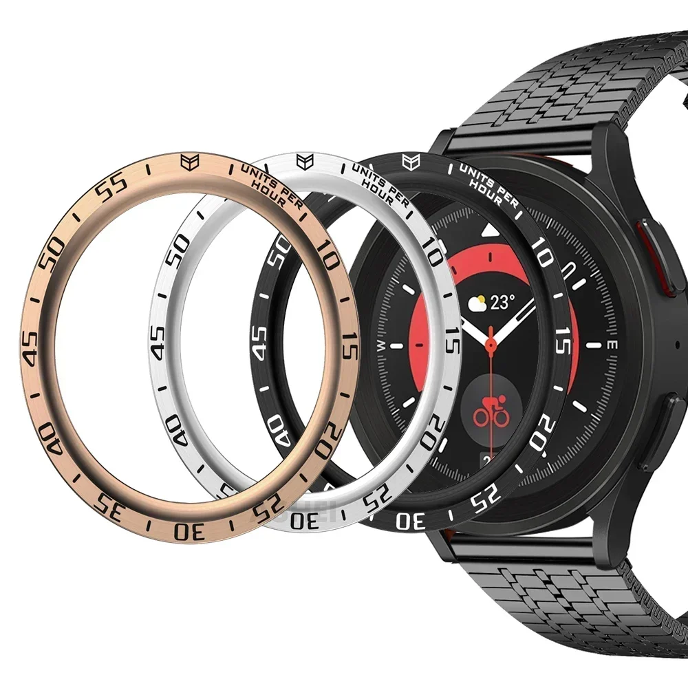 Anneau de lunette en métal pou - Accessories For Galaxy Watch 5 avis et prix