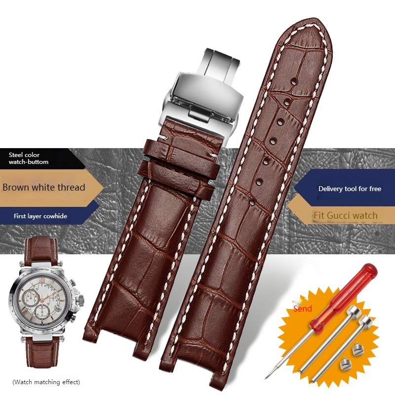 Bracelet de montre en cuir vér - Smartwatch Guess avis et prix