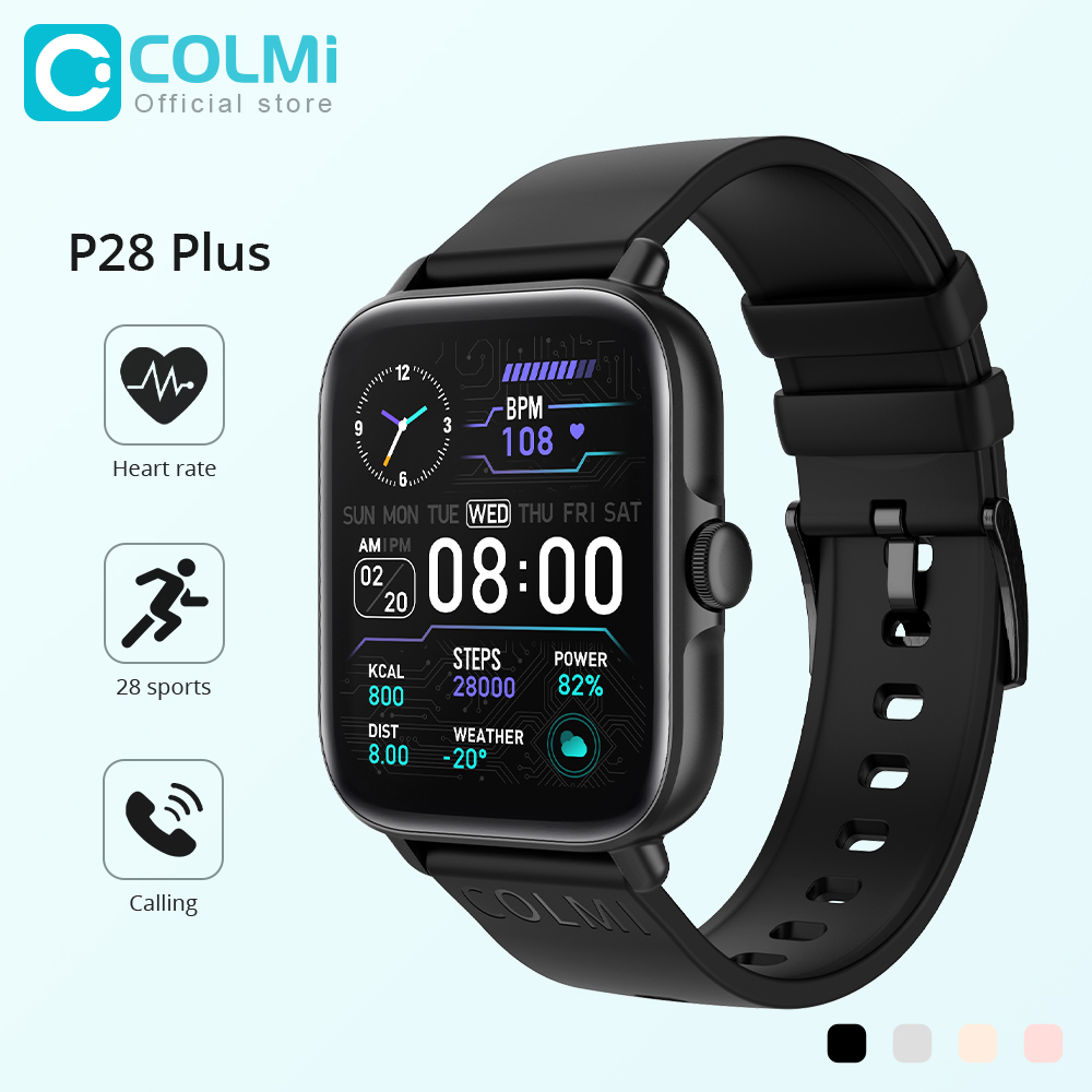 COLMI P28 Plus Bluetooth répon - Smartwatch Face avis et prix